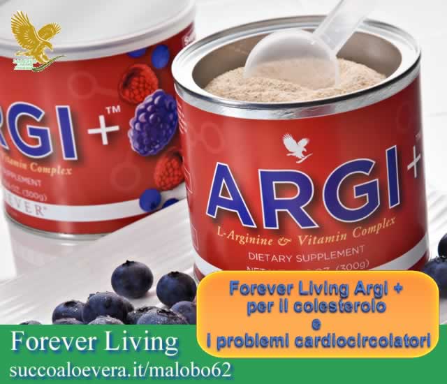 Forever Living Argi + per il colesterolo e i problemi cardiocircolatori